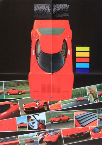 Lancia Stratos HF Rally Modellprogramm 1974 Automobilprospekt (1537)